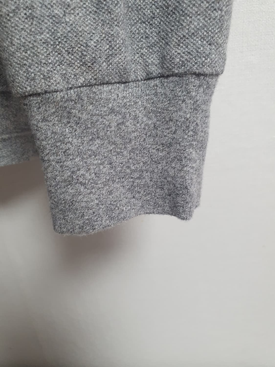 폴로 랄프로렌 커스텀핏 긴팔 카라티 그레이 M 상품이미지5