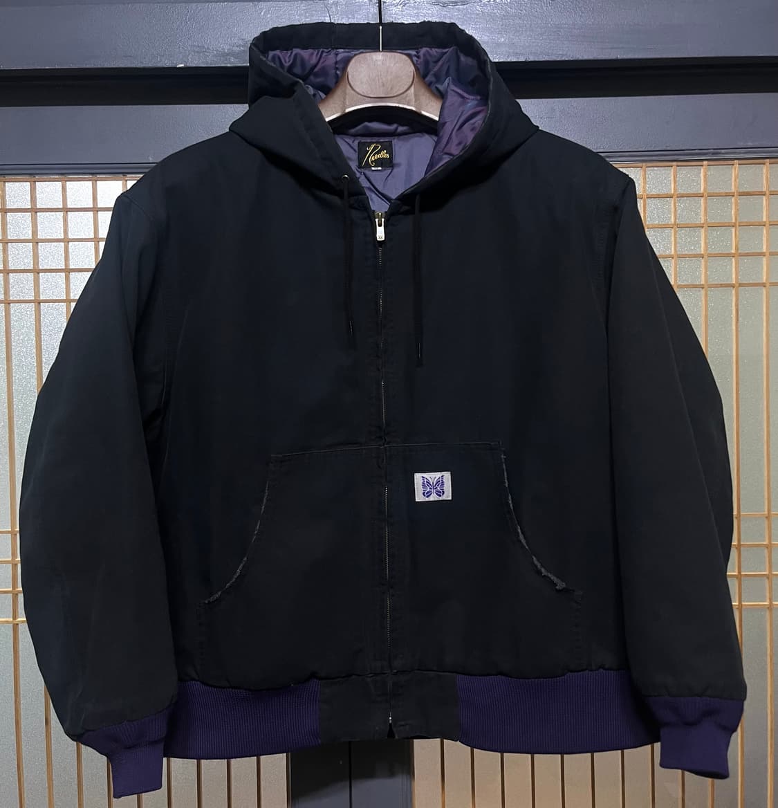 니들스 헤비코튼 캔버스 후드자켓 m사이즈 상품이미지1