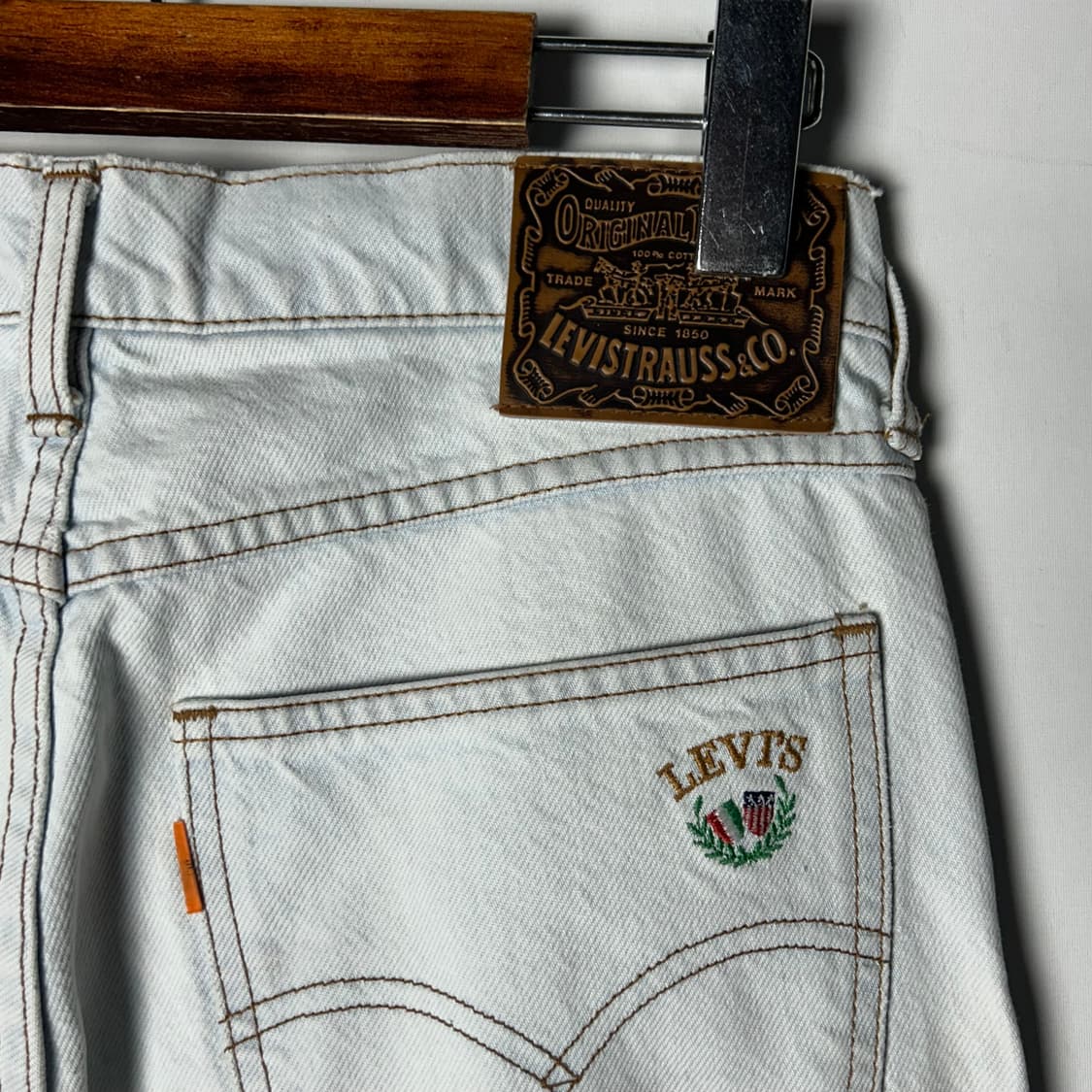 [Levi's] 리바이스 재팬 오렌지탭 워시드 데님팬츠 상품이미지4