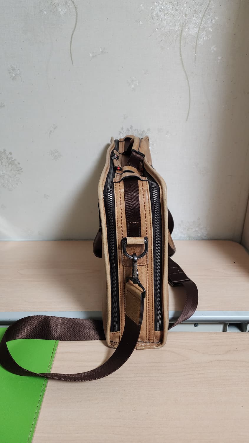 BOSTANTEN 브라운 가죽 서류 가방 상품이미지4