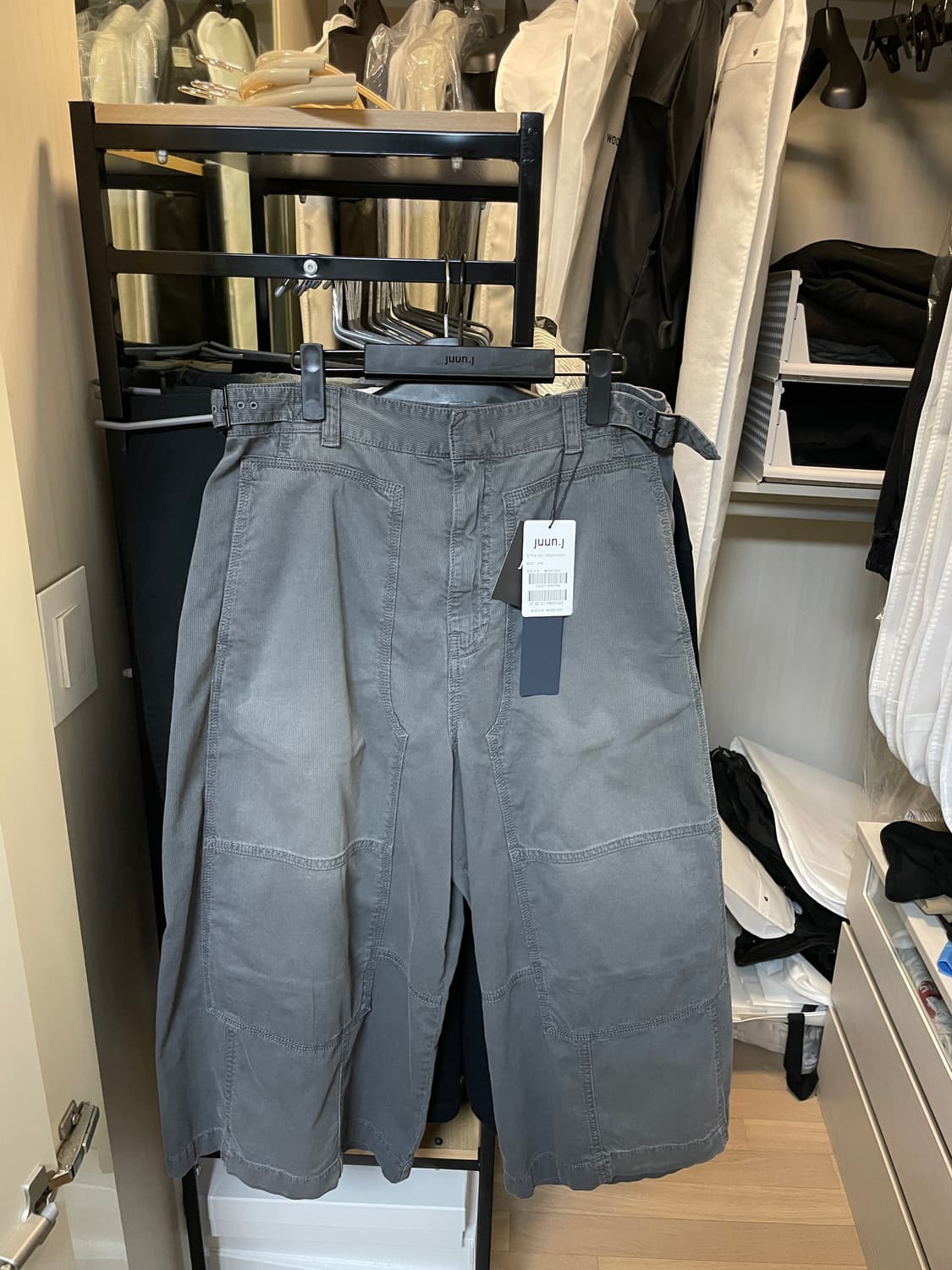 준지 26ss 마이크로 코듀로이 버뮤다 46 새상품 상품이미지1