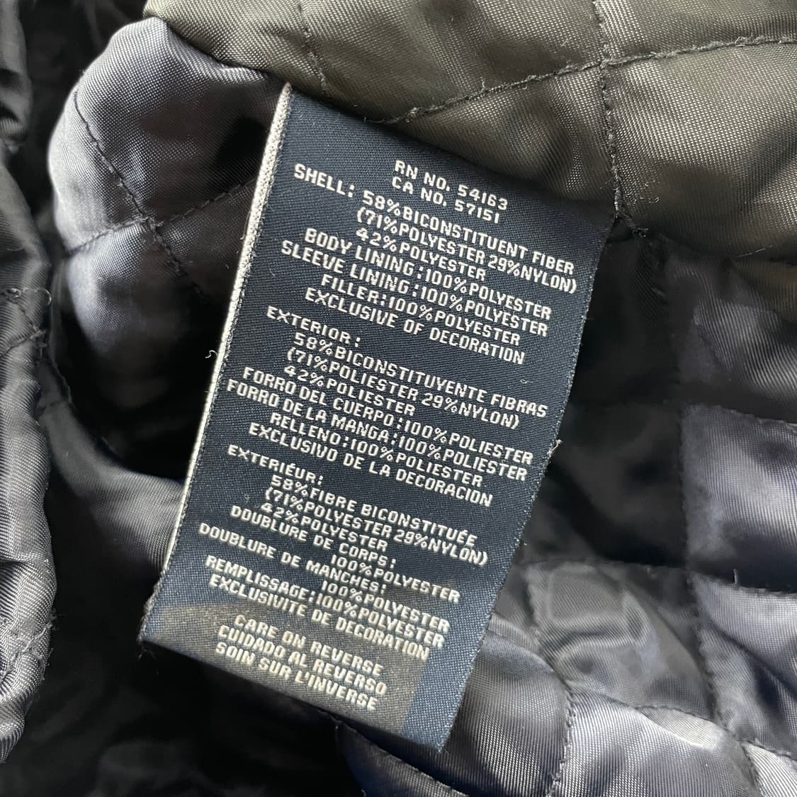 [중고] 타미 힐피거 누빔 패딩 자켓 M 상품이미지5