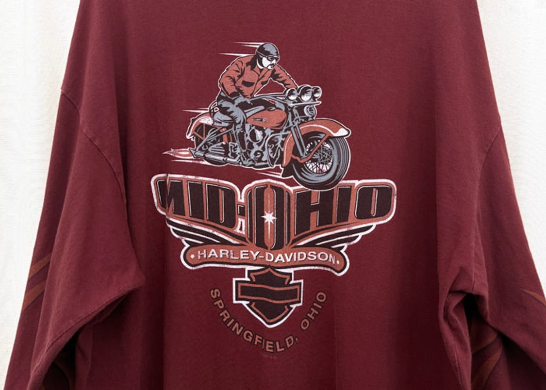 할리데이비슨 빈티지 플레임 롱슬리브 상품이미지7