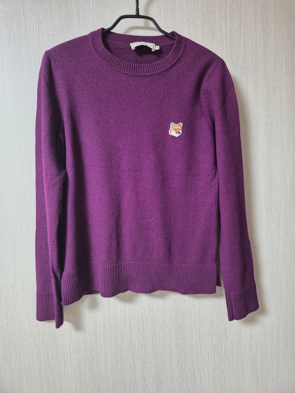 (정품) 메종키츠네 울 니트 양모100 니트 M 여성 상품이미지3