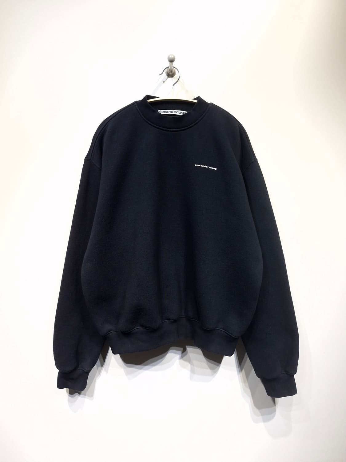 알렉산더왕(alexanderwang)스몰로고 기모 맨투맨 상품이미지1
