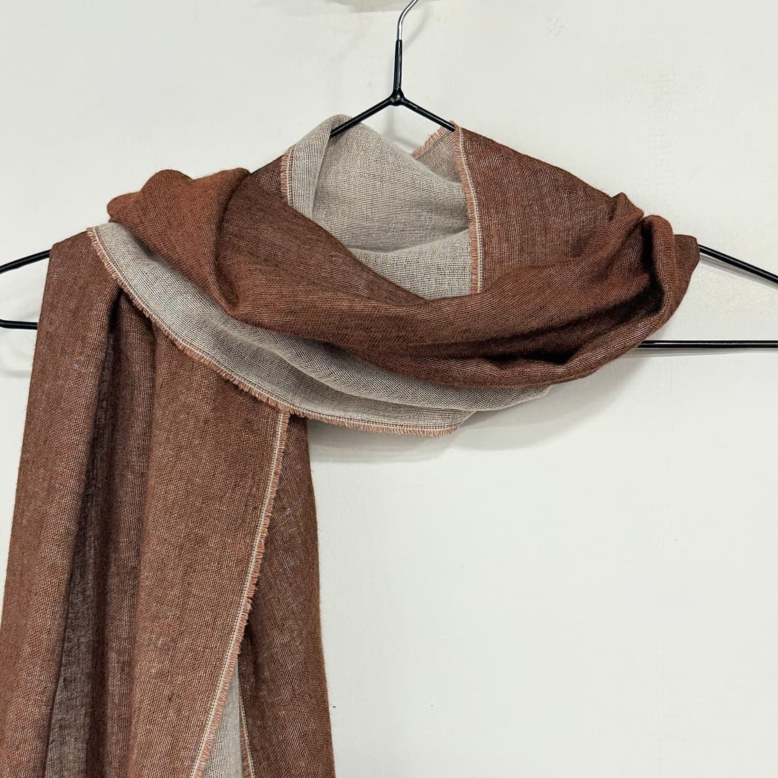 마쥬 maje 컬러배색 울 스카프 상품이미지5