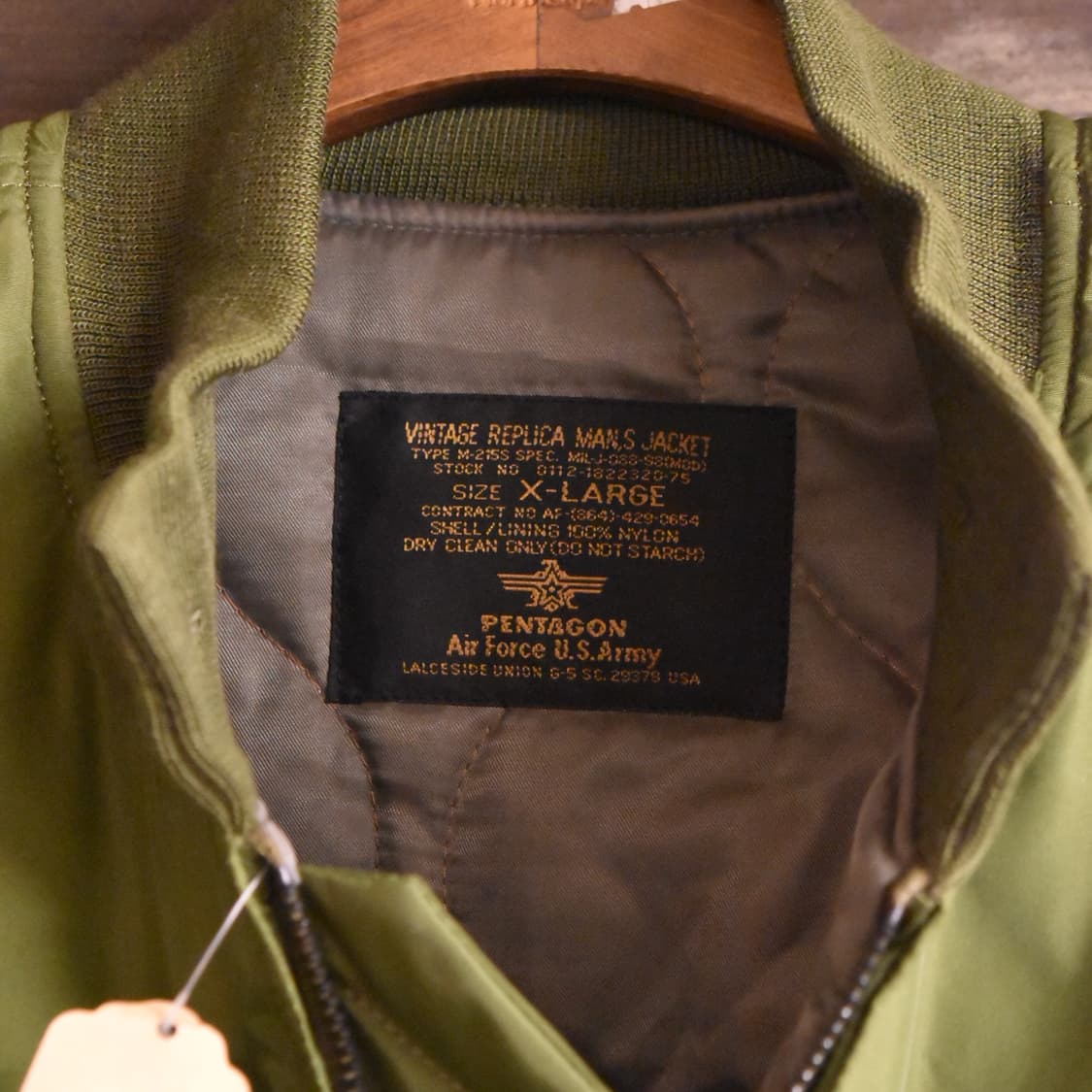 미군 웹자켓 리프로 U.S.N 스텐실 XL (미사용) 상품이미지5