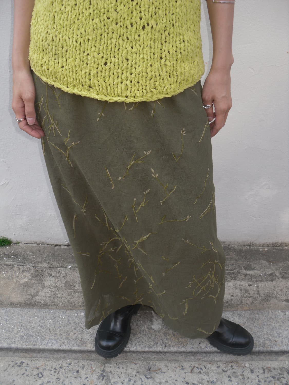 Vintage long skirt 상품이미지3