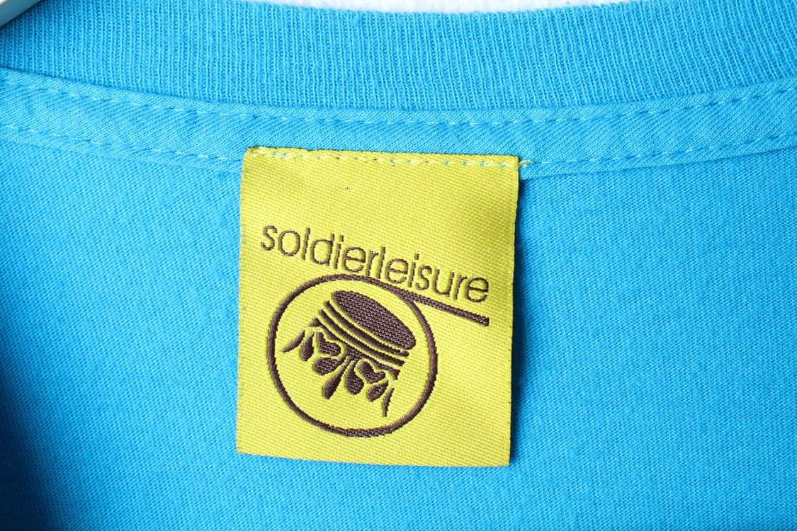 (L-XL) 브랜드빈티지 반팔 티셔츠 USA 프린팅 연블루-H30217 상품이미지6