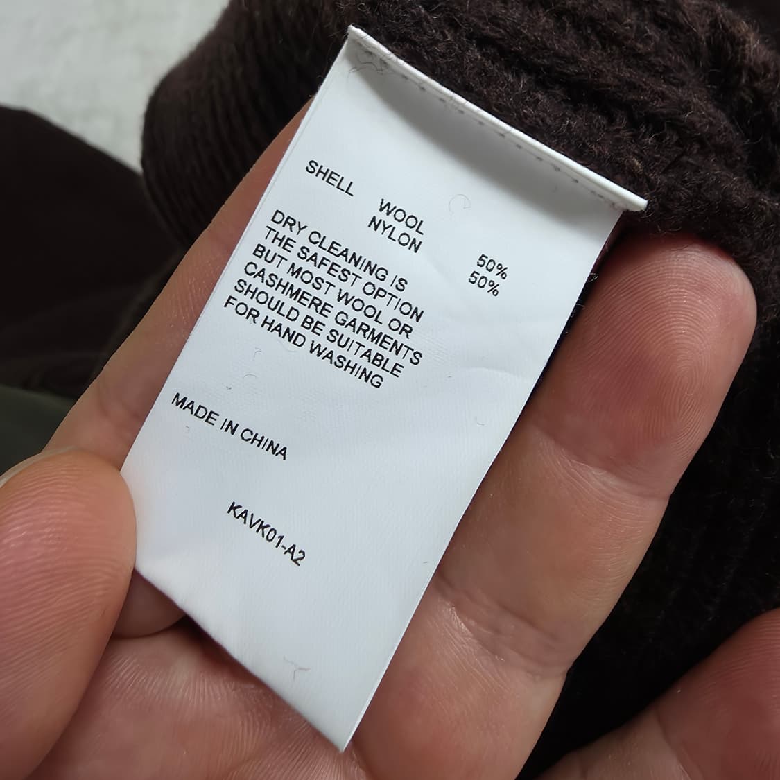 (M)비바스튜디오 카라넥 니트 가디건 브라운 상품이미지5