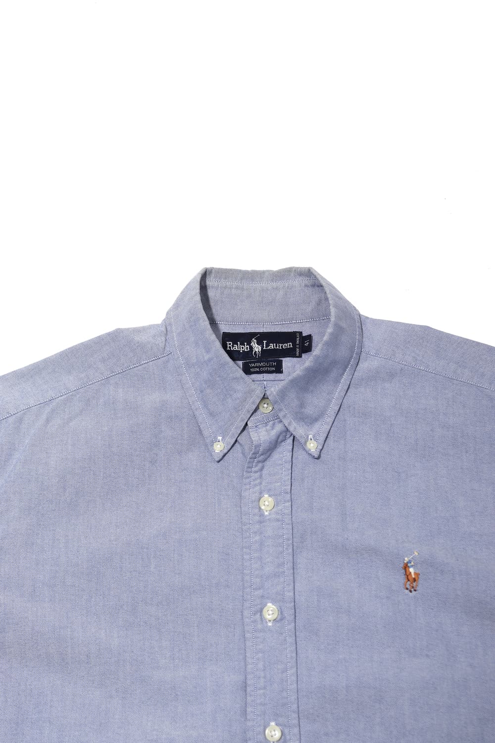 RALPH LAUREN 일본판 옥스퍼드 반팔 셔츠 size 41/105 상품이미지3