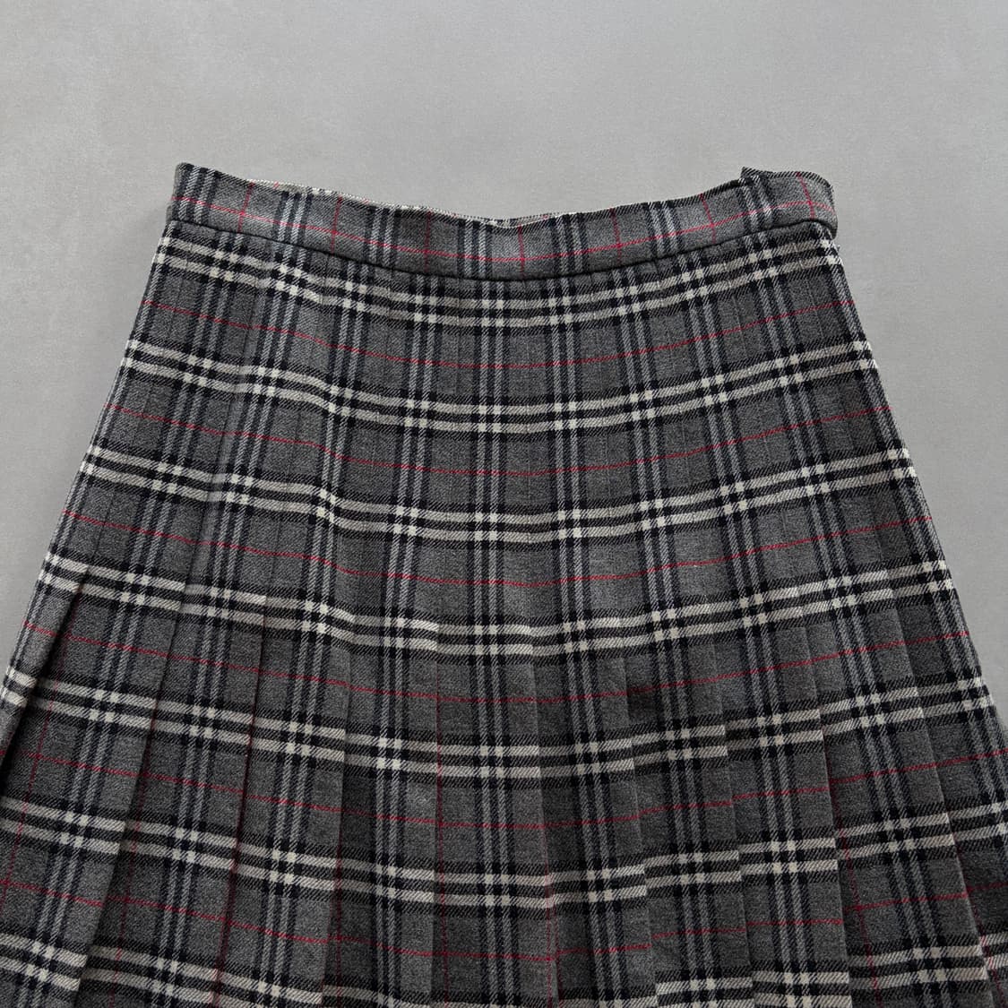 [28인치]버버리 Burberry 정품 노바체크 울 플리츠 스커트 상품이미지2