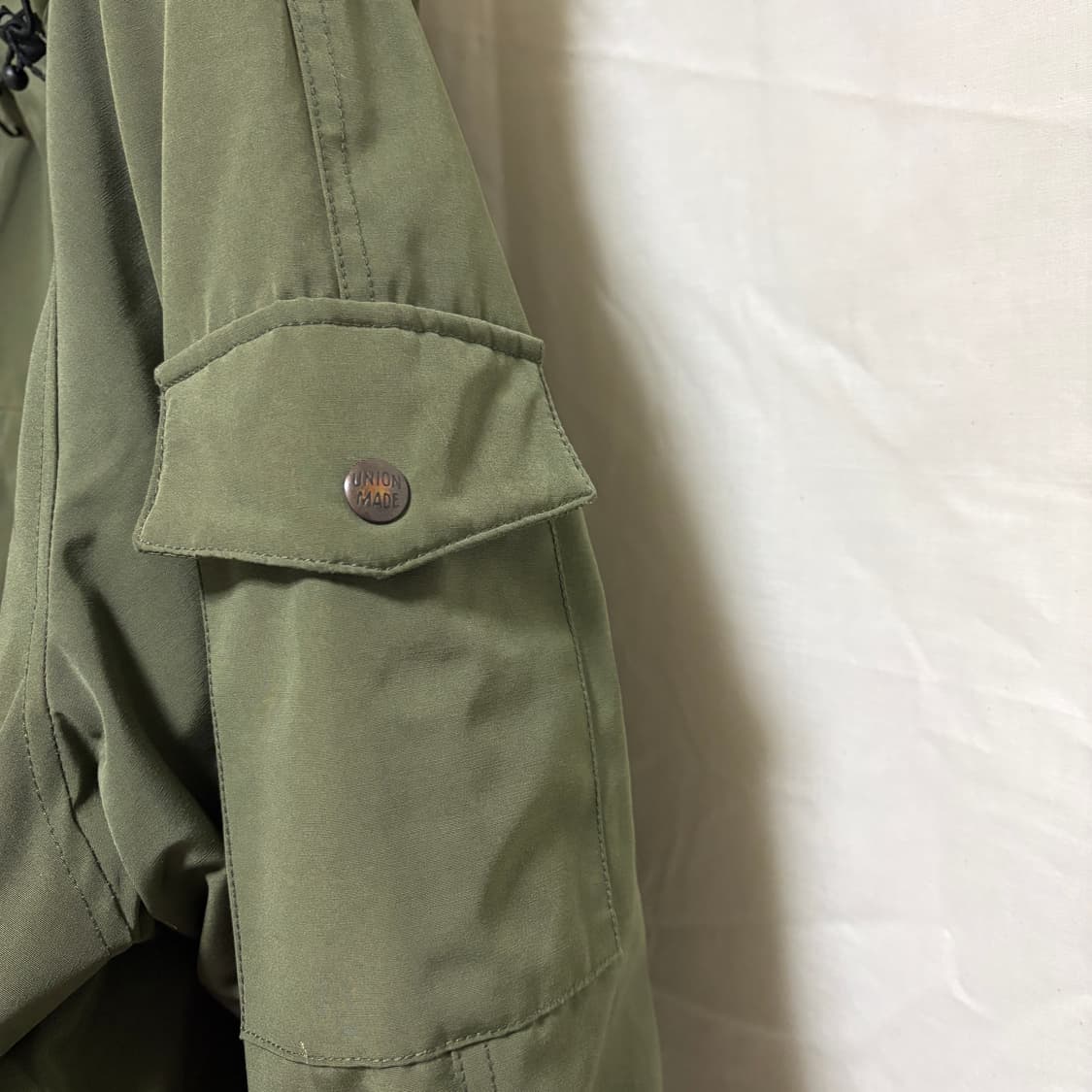 유니폼브릿지 덕다운 밀리터리 점퍼 / 카키, XL 상품이미지5