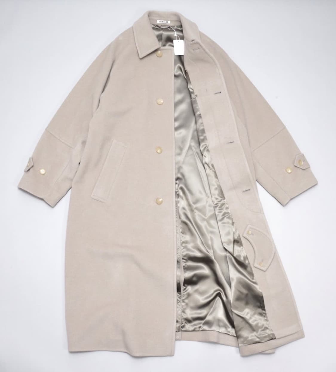 오라리 캐시미어 울 모저 빅 코트 상품이미지1