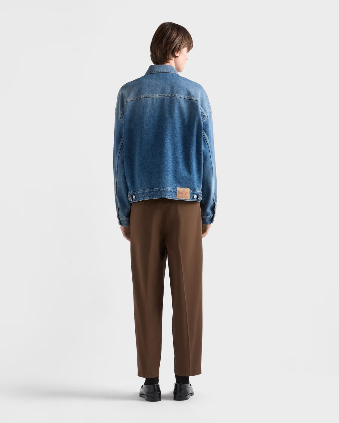 프라다 신상품 데님 블루종 사이즈 L 상품이미지6