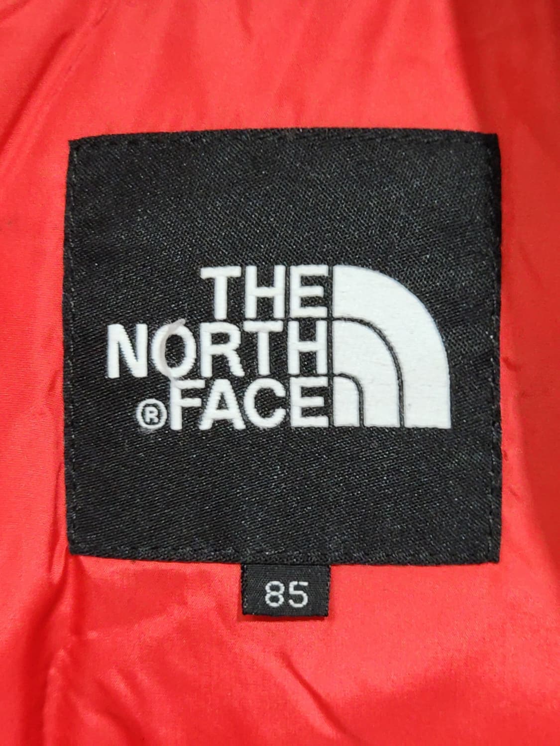 (M) 노스페이스 눕시 패딩조끼 빨강 거위털 700 구스다운 베스트  상품이미지3