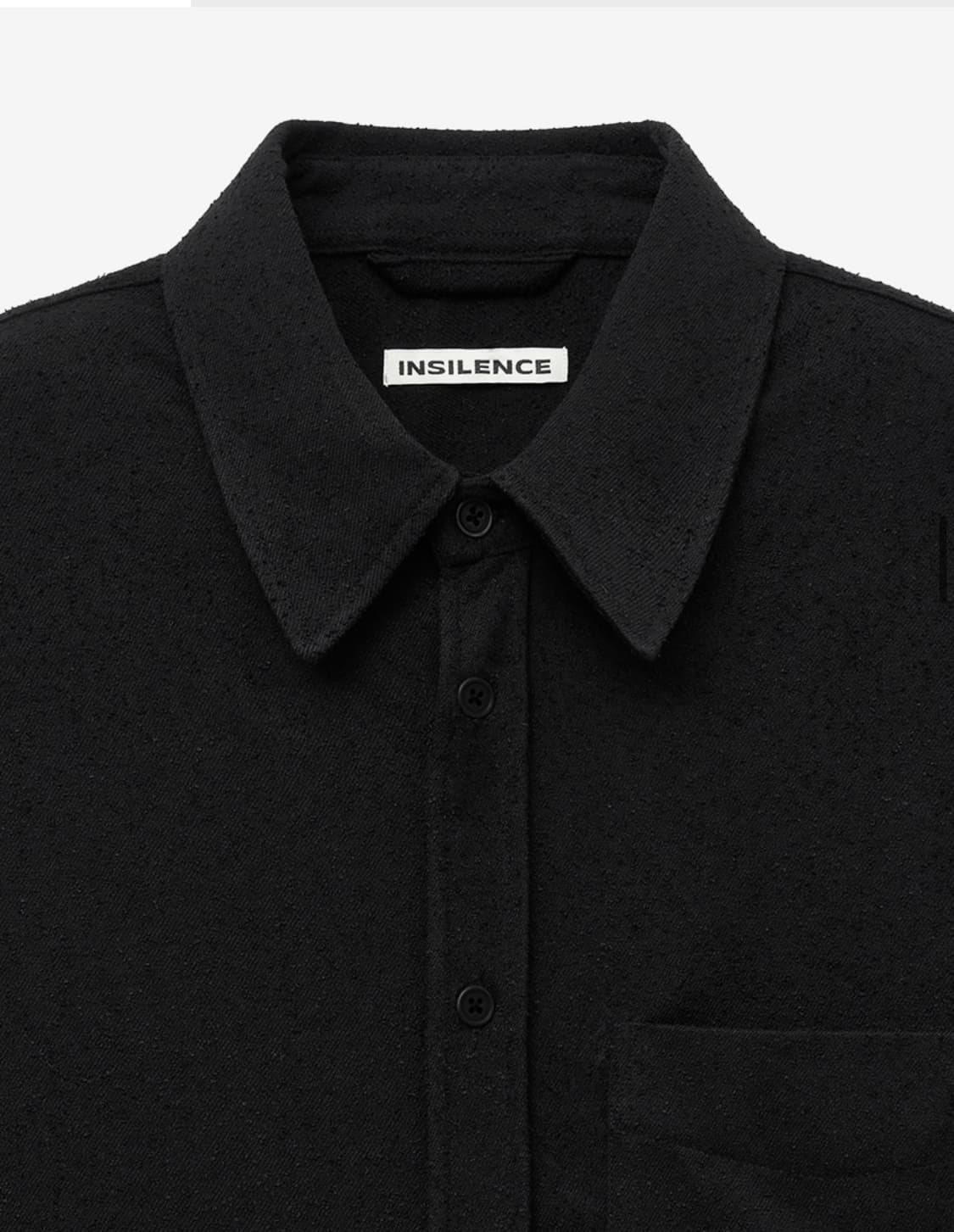 인사일런스 컷오프 네프 셔츠 BLACK L사이즈 상품이미지2