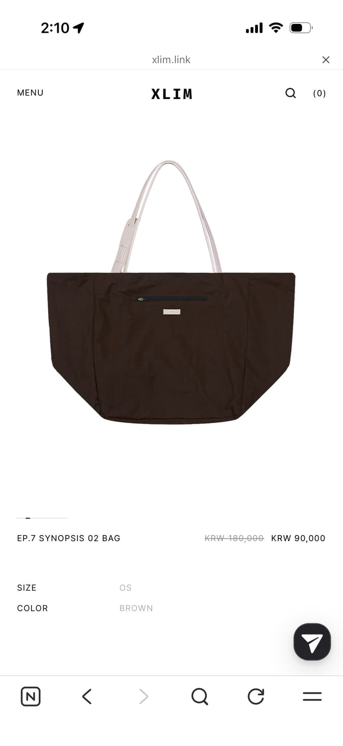 EP.7 SYNOPSIS 02 BAG (brown) 상품이미지1