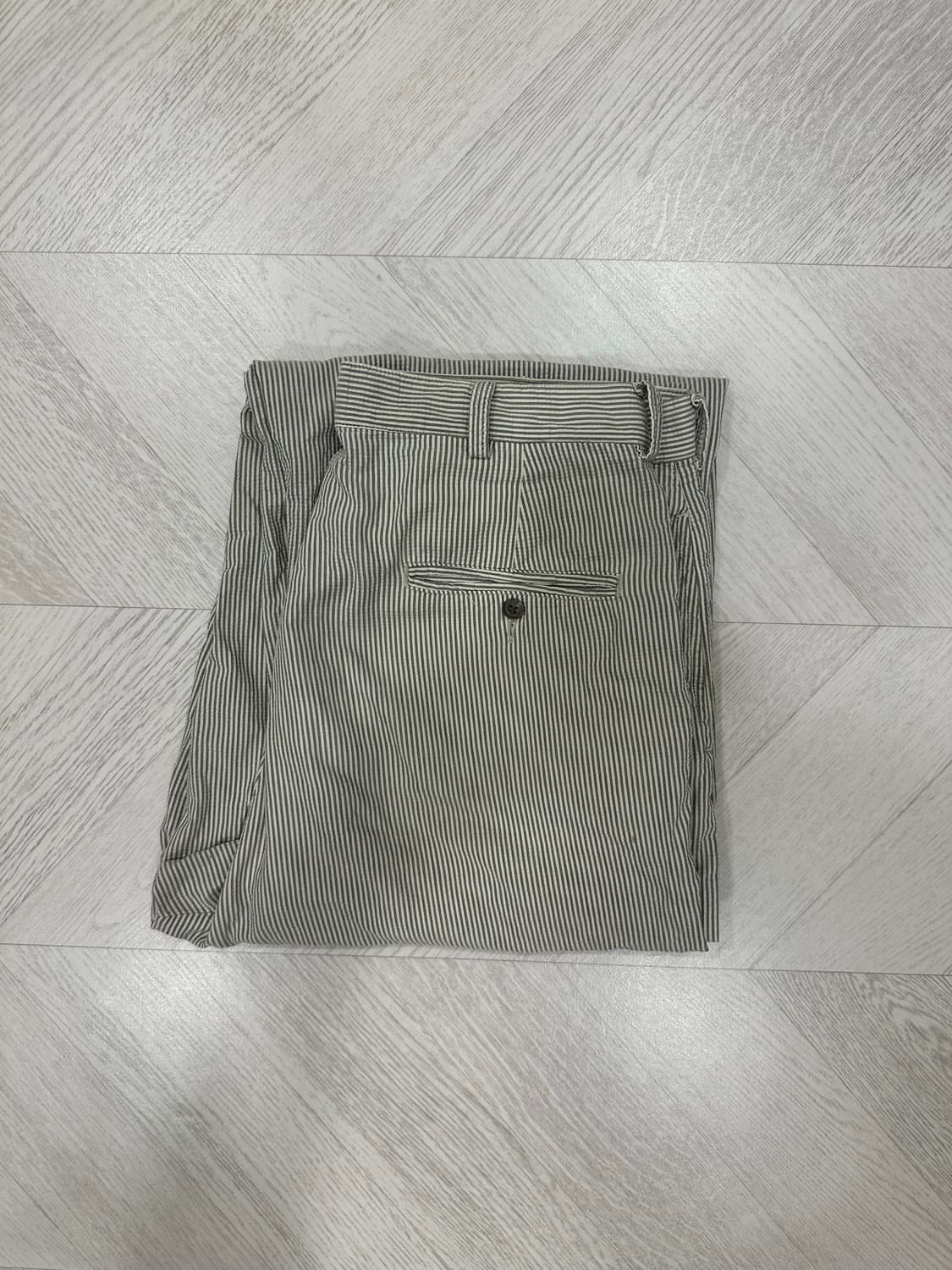 🇺🇸 90s RRL 더블알엘 시어서커 스트라이프 팬츠 (~34) 상품이미지1