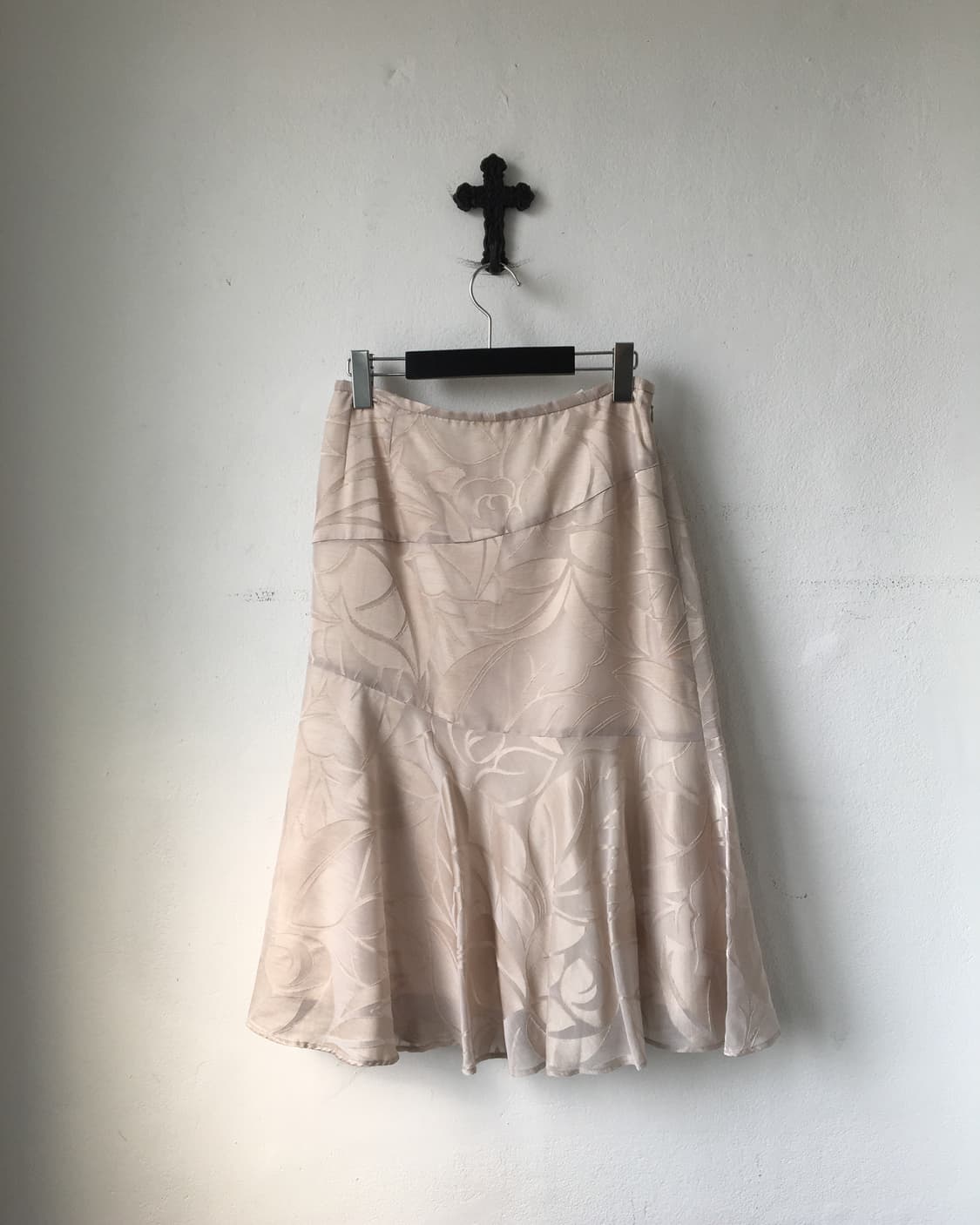 Pattern point glossy skirt 상품이미지2
