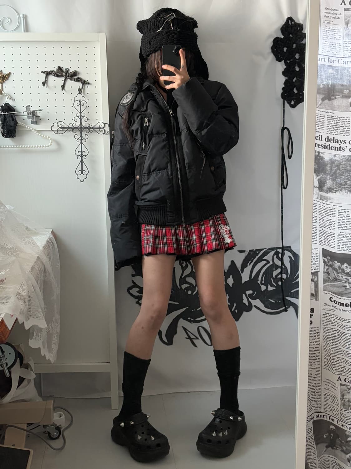 • Black Buckaroo ma-1 Detail High-neck P 상품이미지3