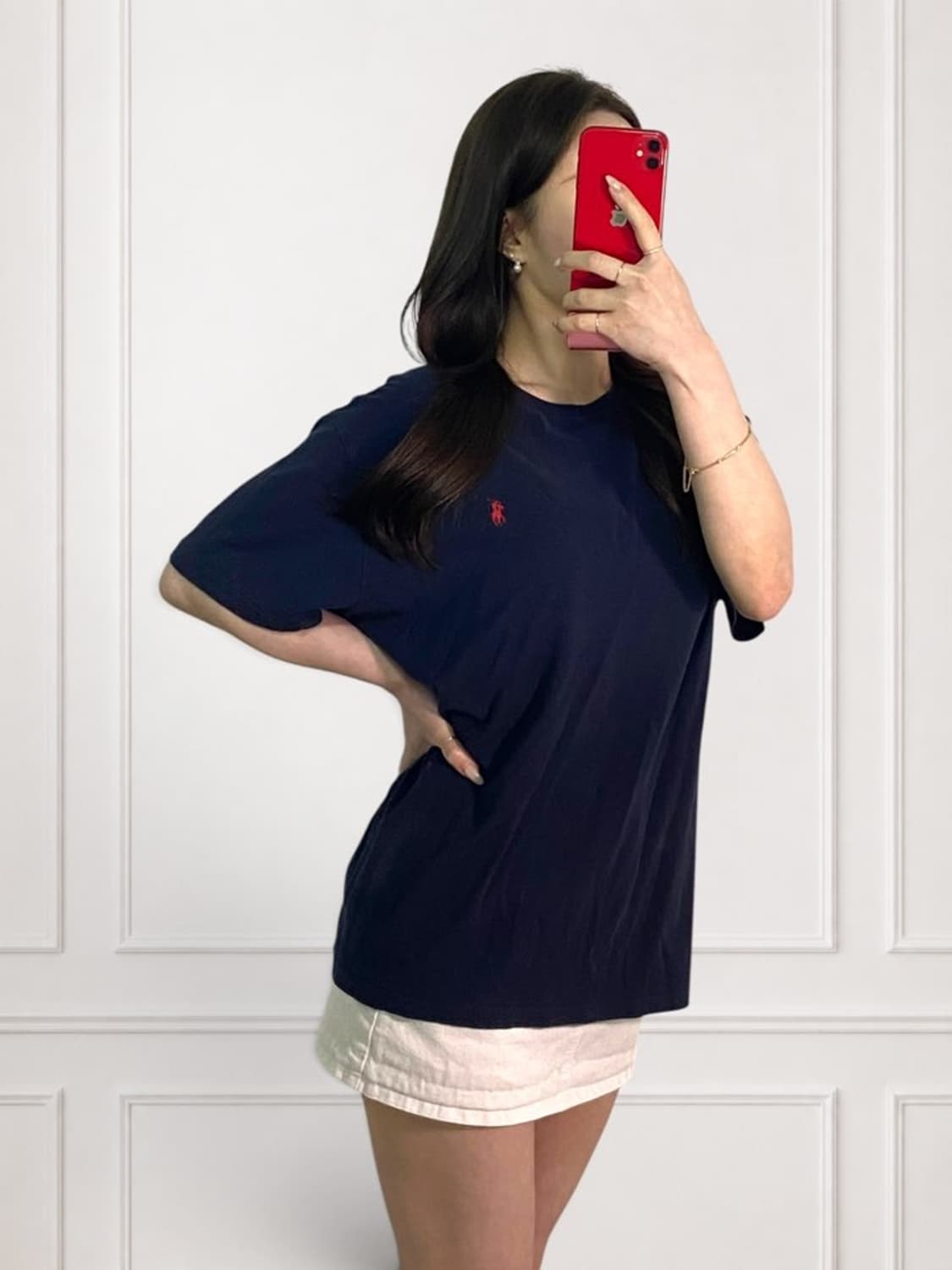 폴로 네이비 라운드티 상품이미지3