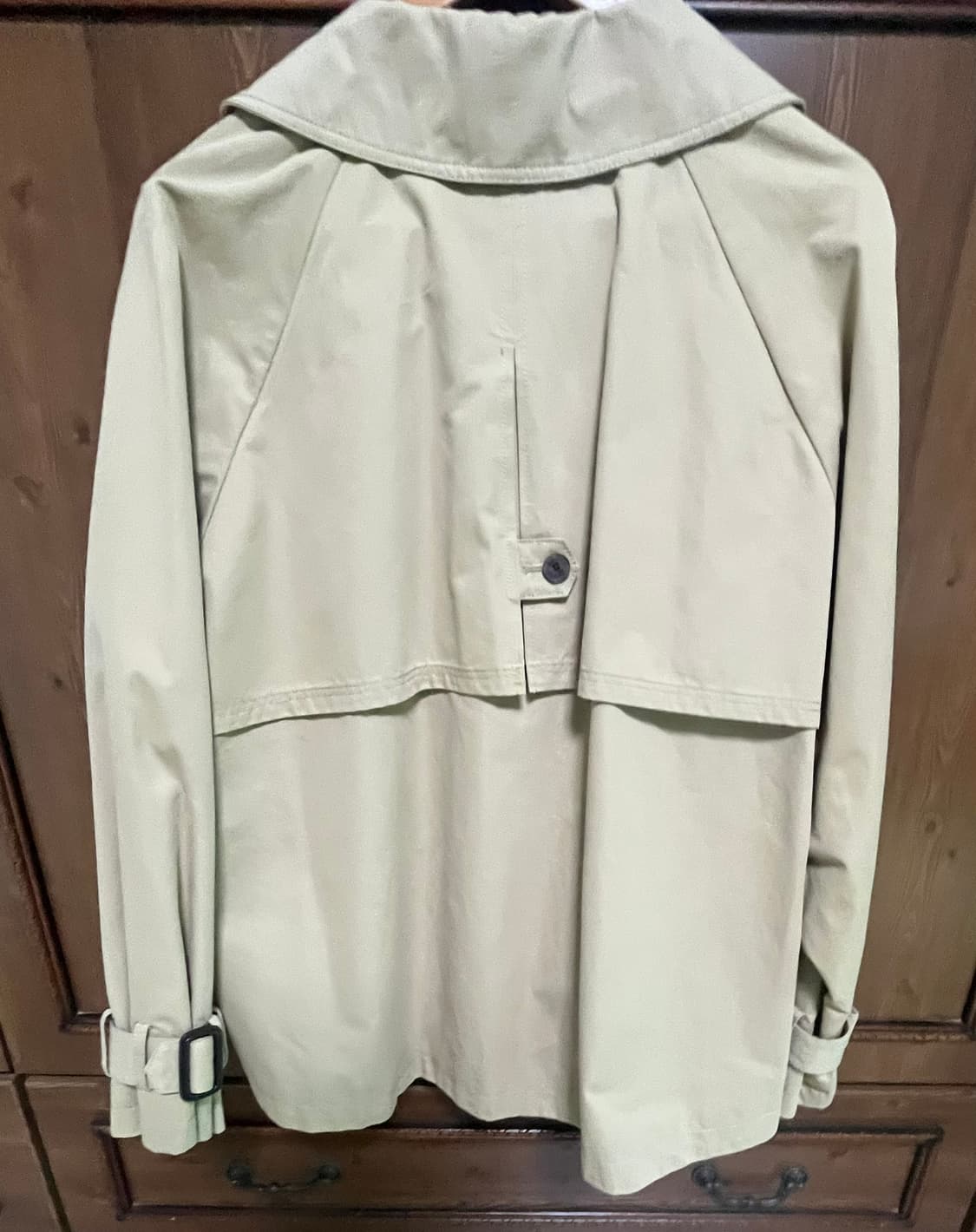 Stone frame 숏 트렌치코트 상품이미지2