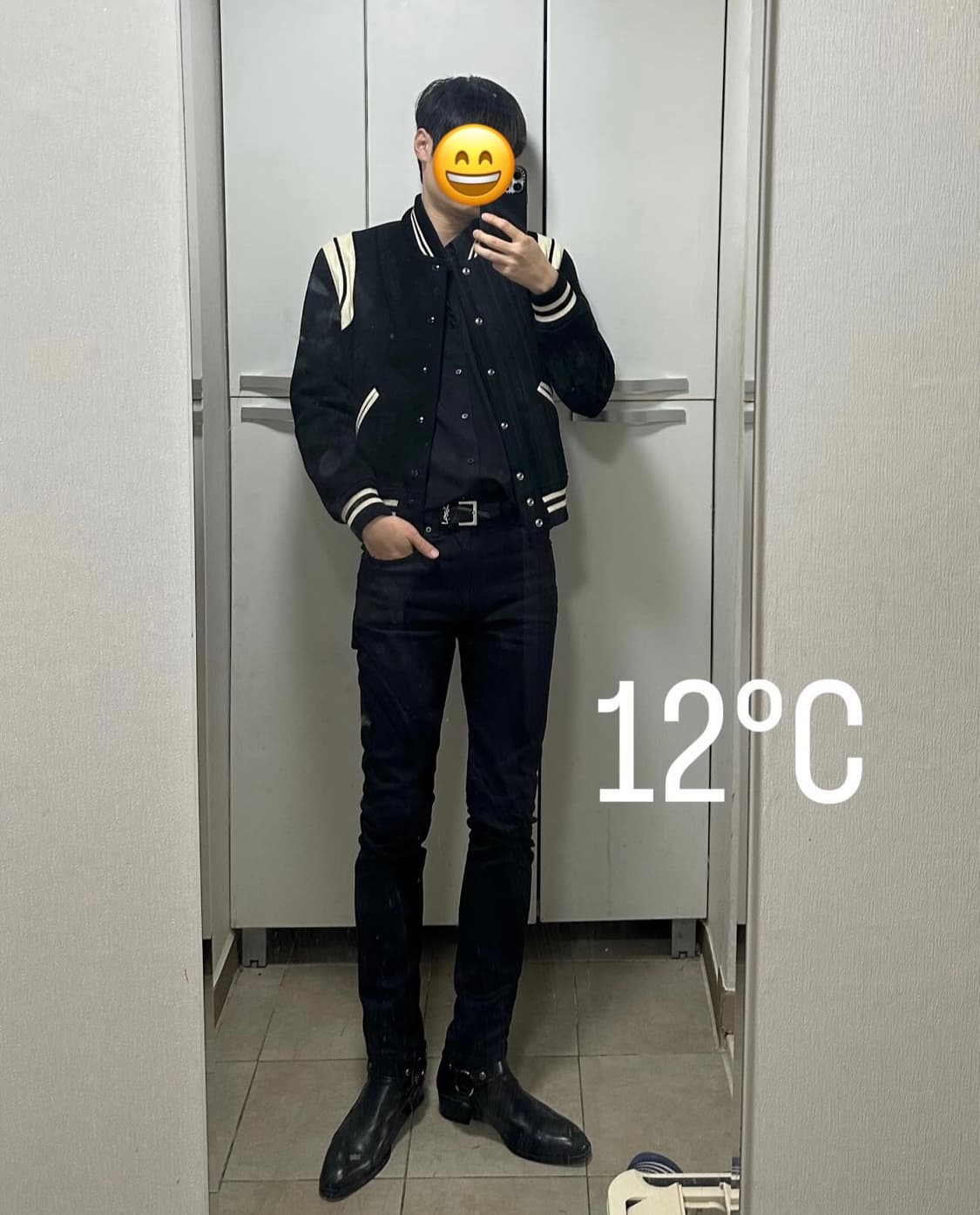 생로랑 퍼머넌트 블랙진 30 상품이미지1