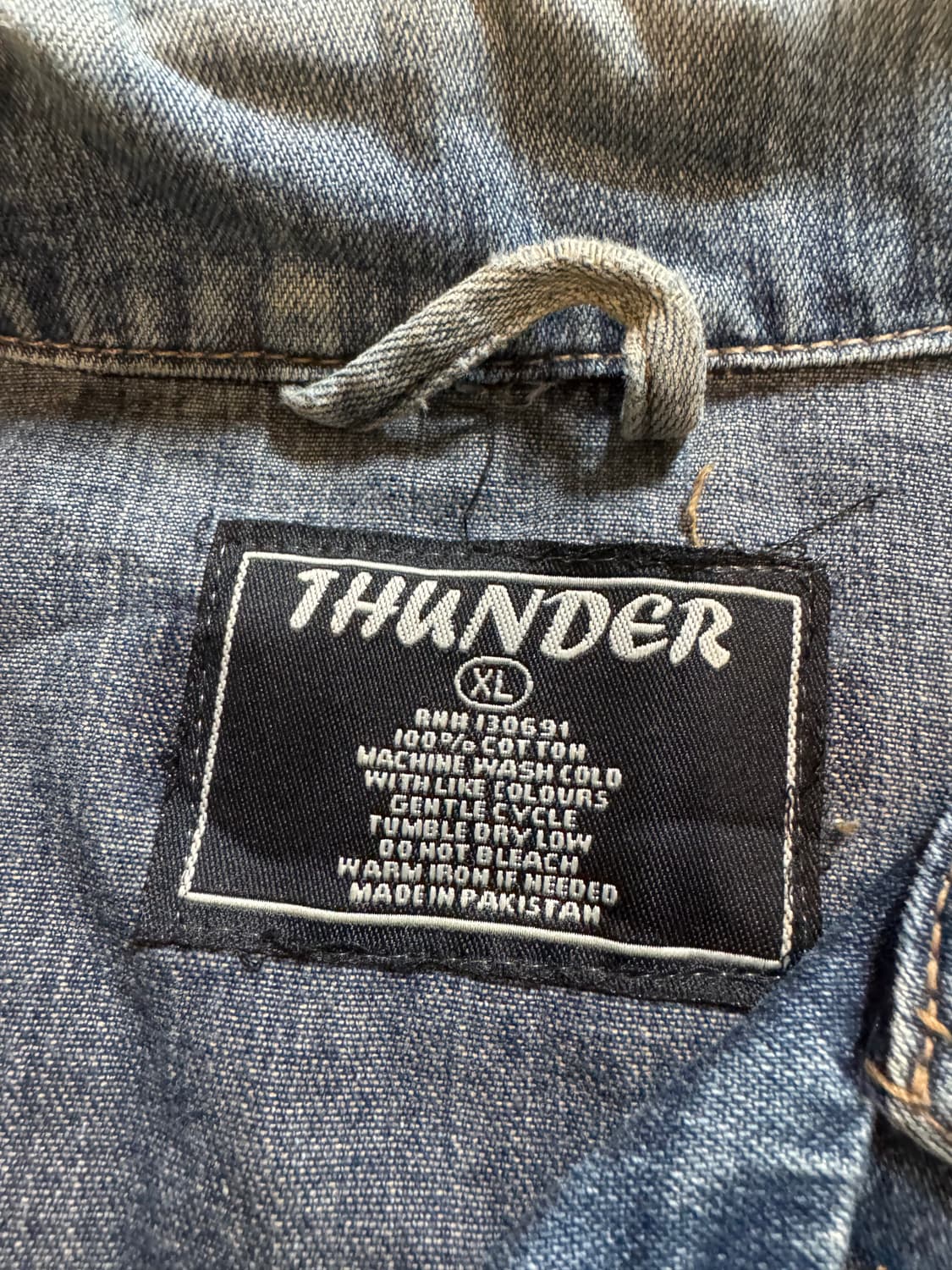 THUNDER 스터지스 모터사이클 랠리 패치 데님 자켓  상품이미지4