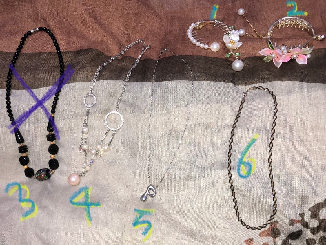 나눔) 상점 제품 2개 이상 구매시 1개 증정 빈티지 목걸이 상품이미지1