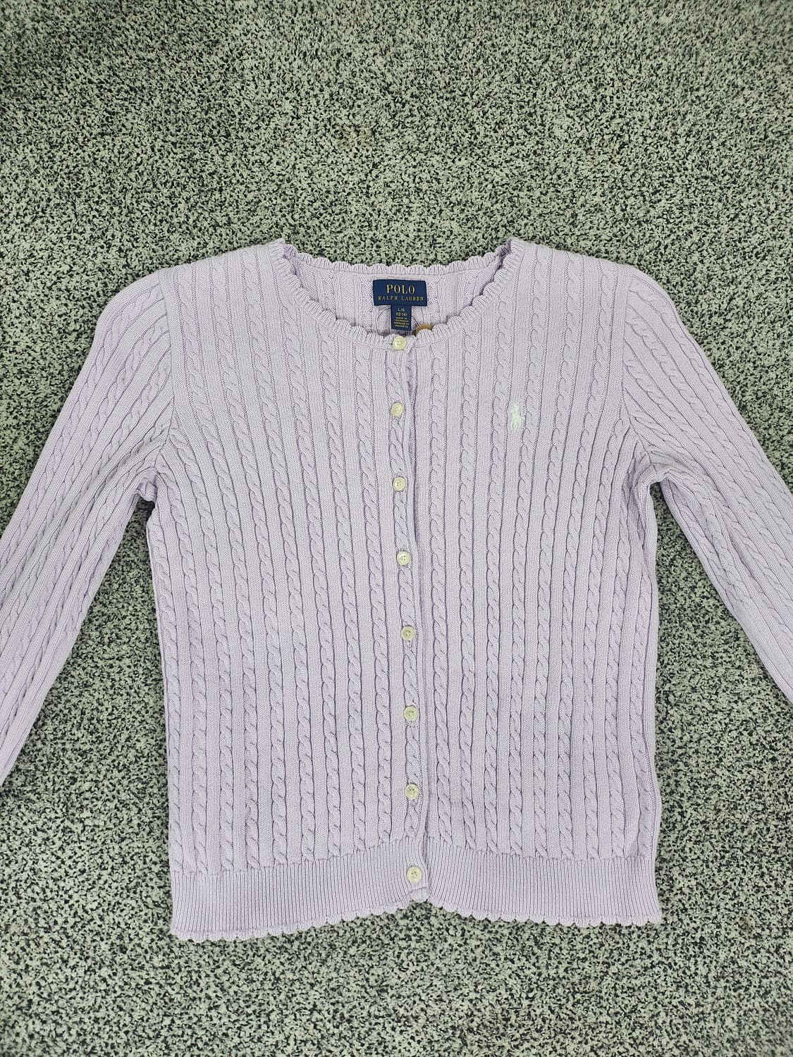 폴로 랄프 로렌 케이블 니트 가디건(12~14세용) 상품이미지3