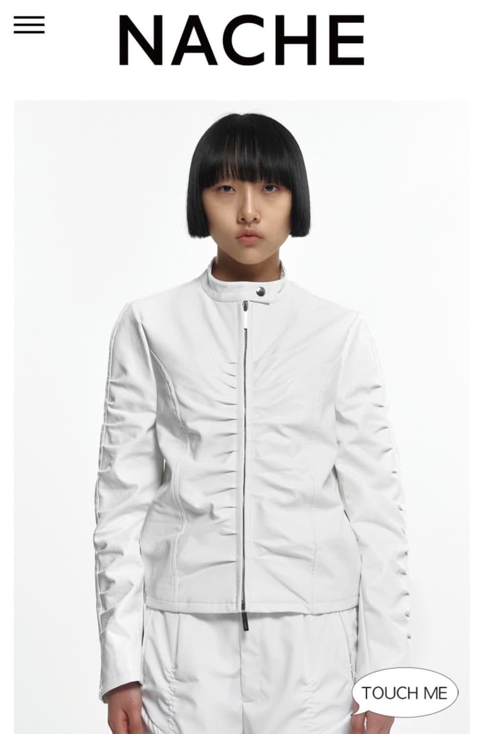 Nache 나체 셔링 레더 자켓 상품이미지4