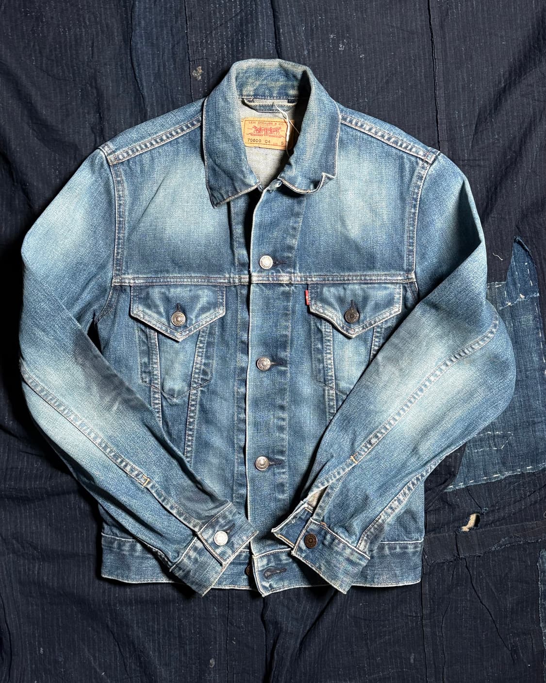 90‘s 리바이스 70500-04 타입 3세대 데님 트러커 자켓 S 상품이미지1