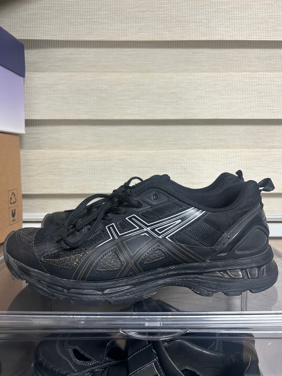 (260) 아식스x키코 젤버즈1 블랙 상품이미지1