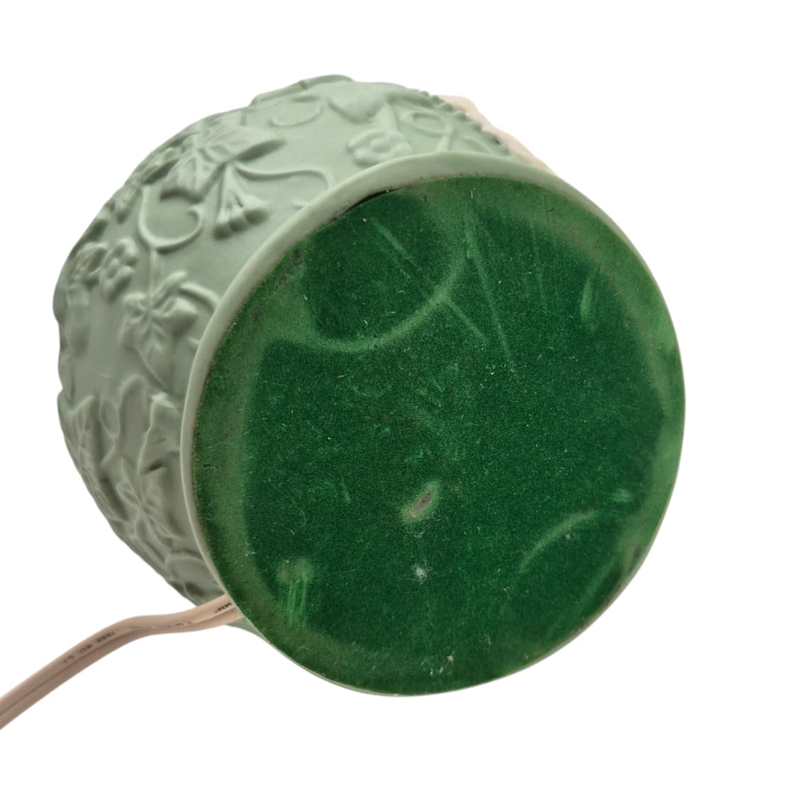 90s 엔틱 카메오 꽃포지 포셀린 테이블 램프 상품이미지6