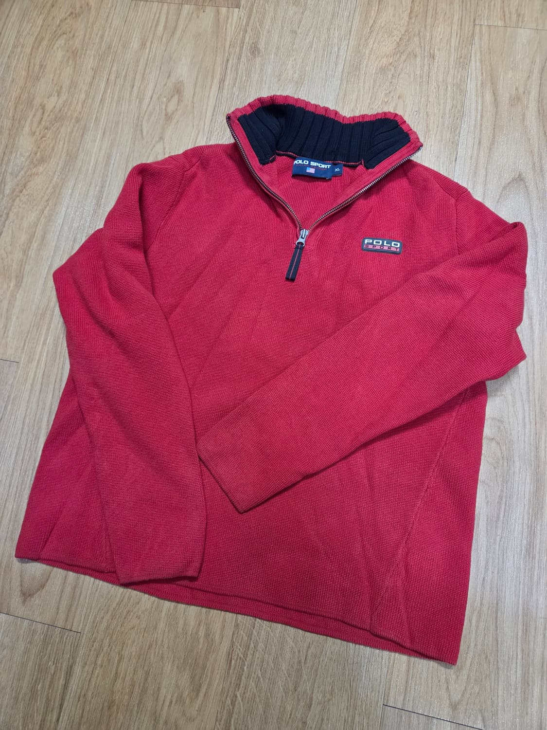 폴로스포츠 반집업 니트 M~L 상품이미지4
