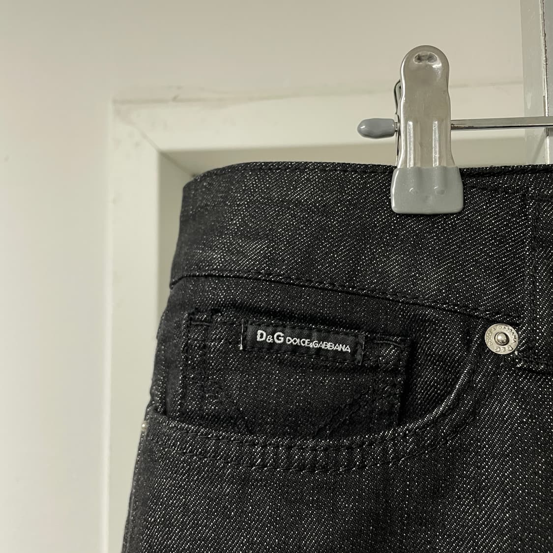 돌체앤가바나 흑청 데님 팬츠 31 상품이미지5