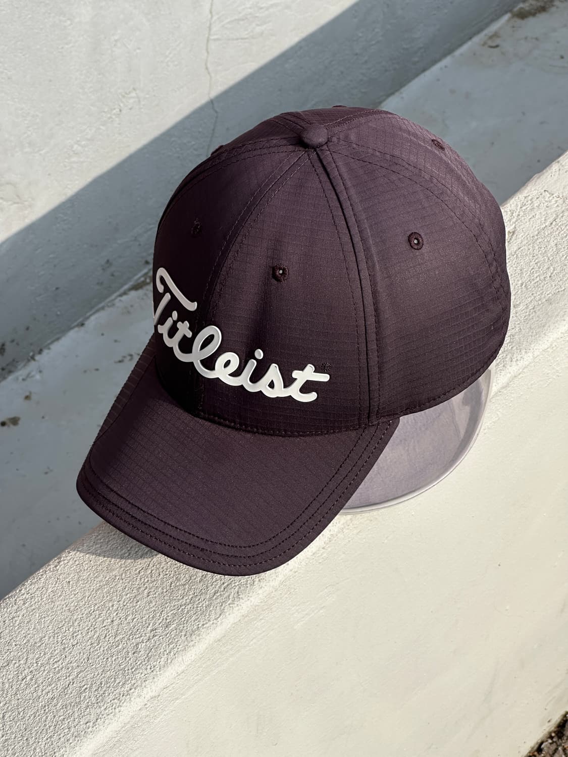 [F] 타이틀리스트 로고 블랙톤 우븐 볼캡 모자 골프 상품이미지2