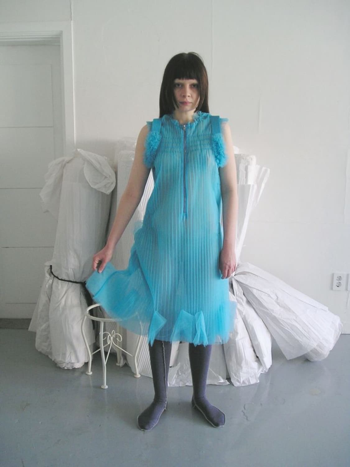 에옹쓰 2024 샤샤 드레스 원피스(아쿠아 블루) eonts SHASHA 상품이미지5