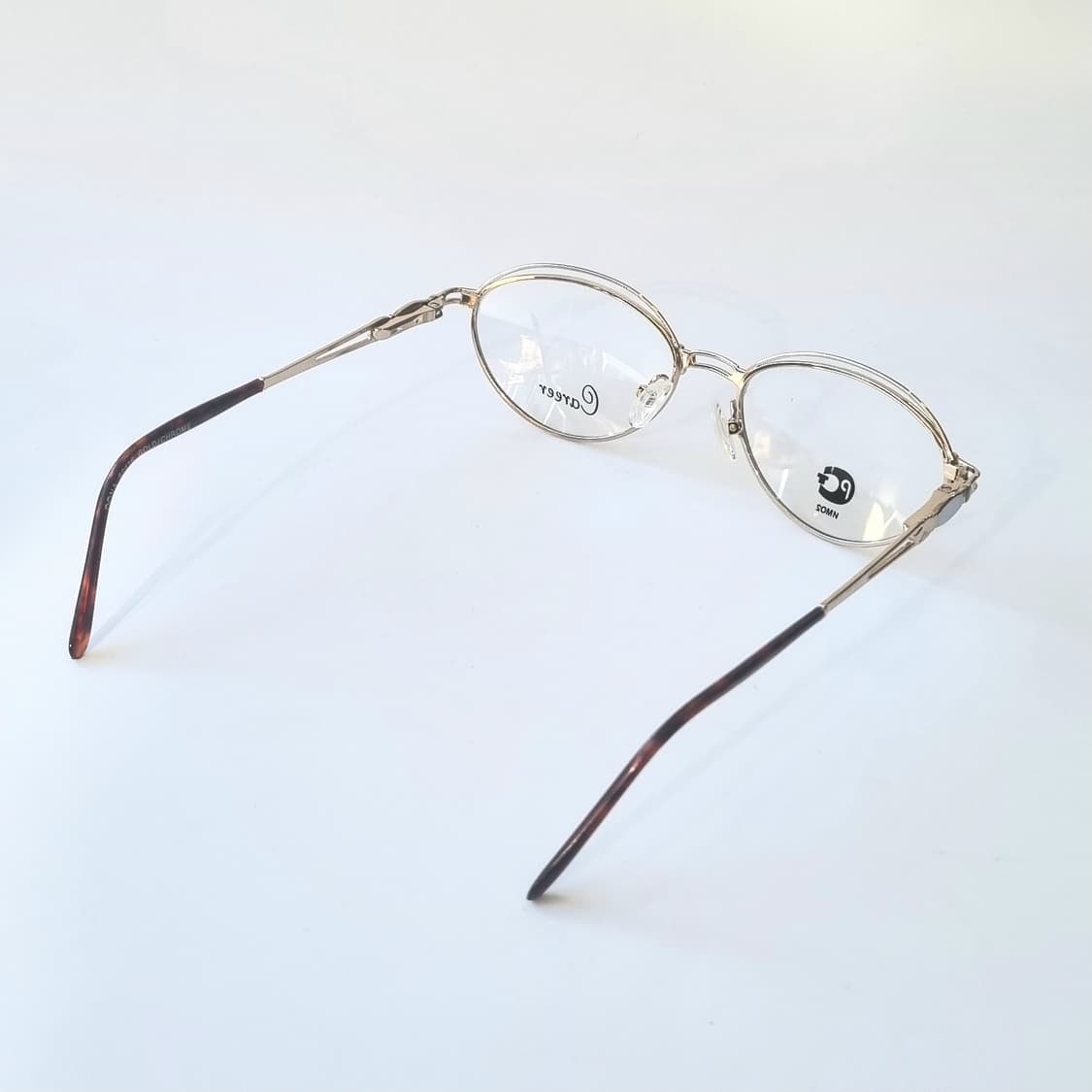 데드스탁 온테 오벌 큐빅 골드 포인트 안경테 1332 상품이미지9