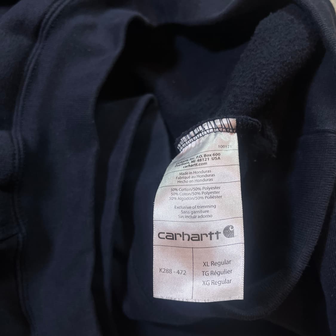 칼하트 빅로고 후드티 상품이미지4