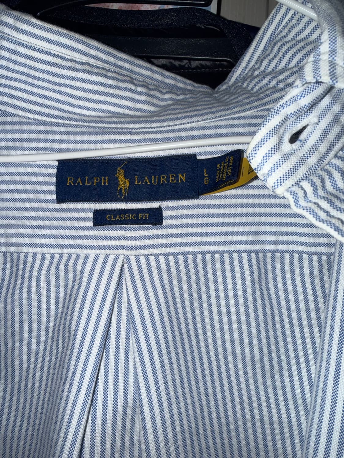 폴로 옥스포드 스트라이프 셔츠 L 상품이미지2