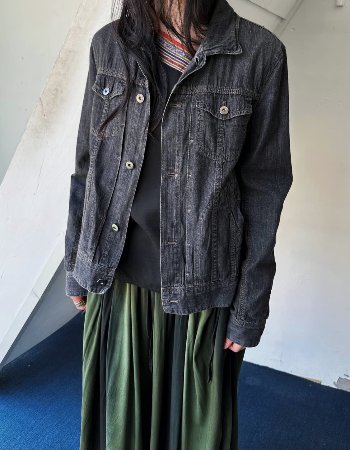  Light cotton denim design jacket 상품이미지8