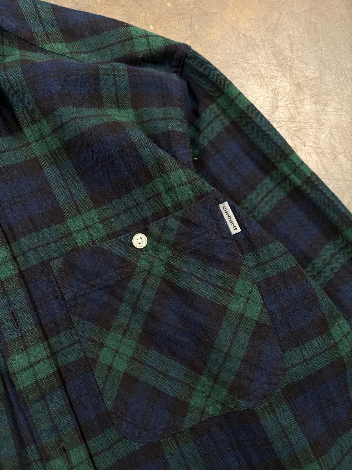 칼하트 윕 슬로만 체크 셔츠 상품이미지3