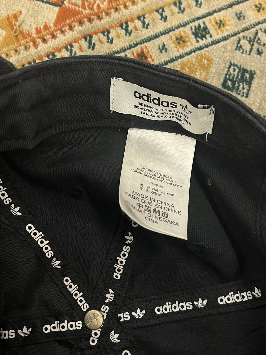 아디다스 볼캡 모자 블랙 #csz3250 상품이미지2