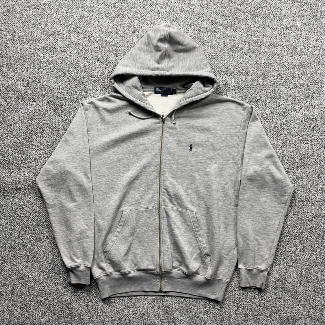 폴로 랄프로렌 포니 그레이 후드집업 상품이미지1