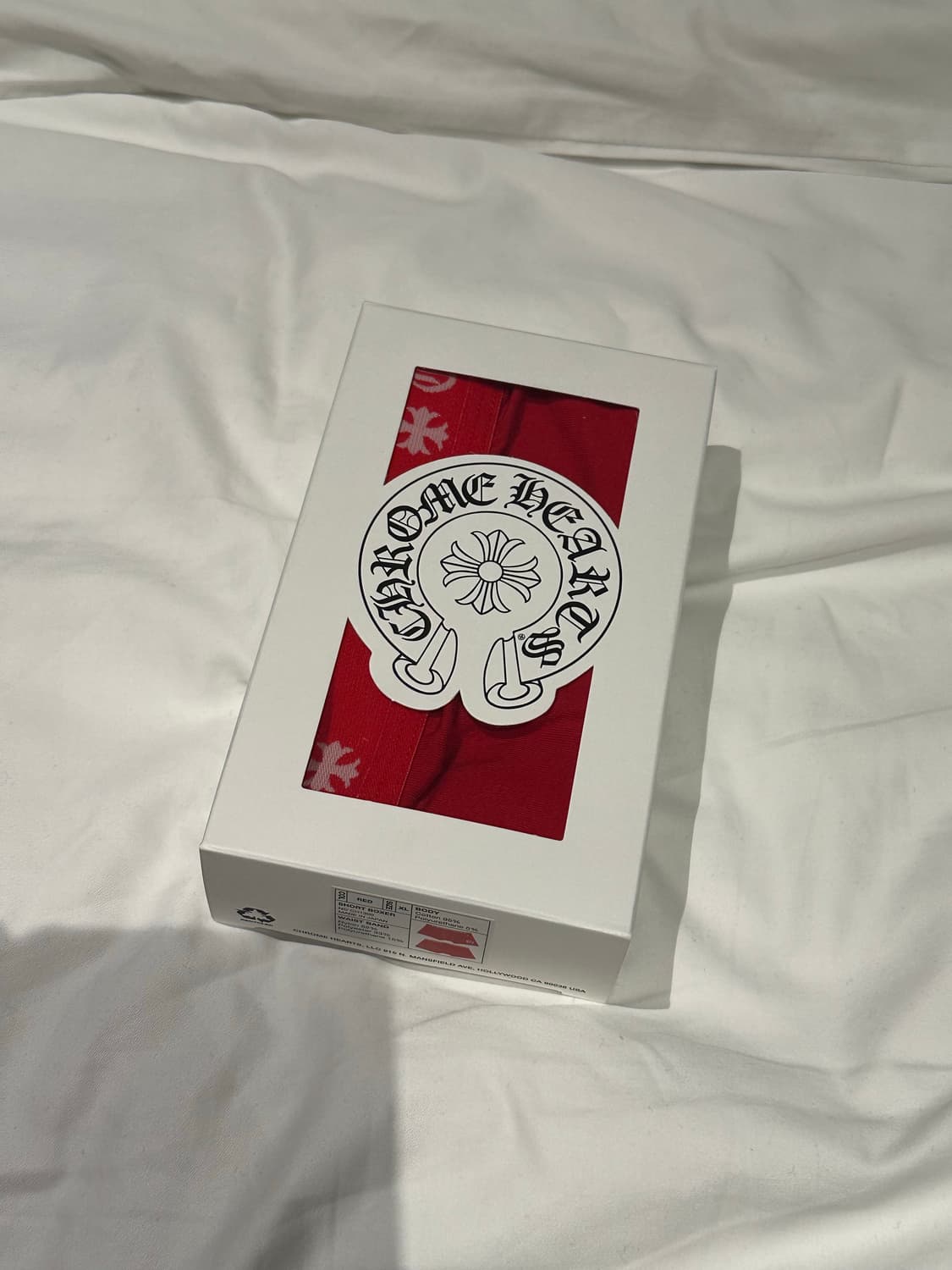 크롬하츠 박서 브리프 쇼츠 레드 XL 상품이미지1