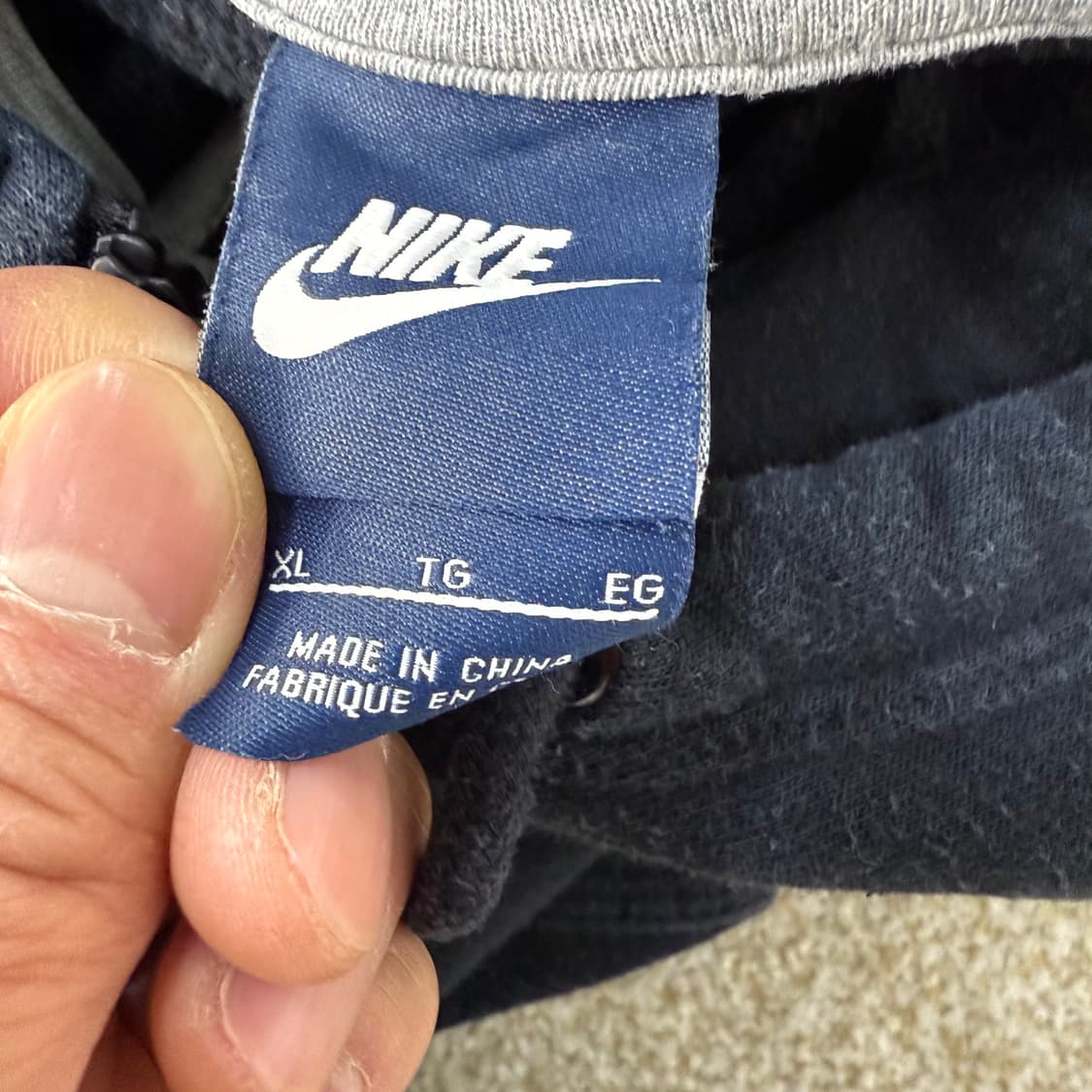 [XL] 나이키 스우시 기모 후드집업 0105T1 상품이미지3