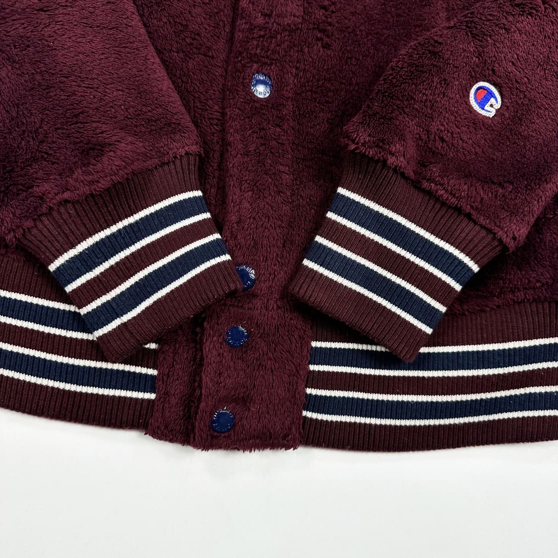 챔피온 재팬 여성 후디 플리스 자켓 후리스 버건디 여성S 상품이미지4