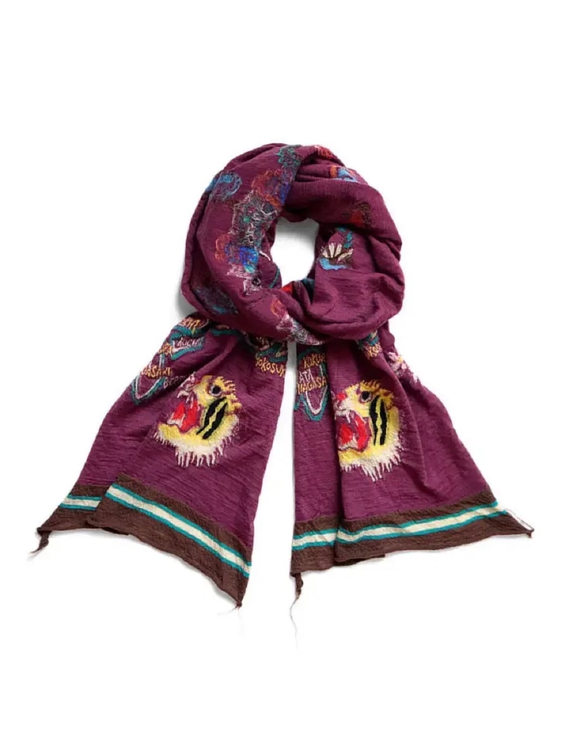 캐피탈 축융 울 수베니아 머플러 퍼플 상품이미지1